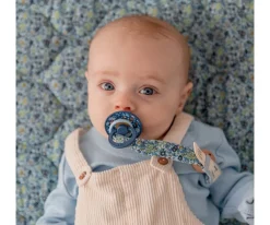 Chupeteros^Bibs Liberty Chupetero Chamomile Lawn Baby Blue