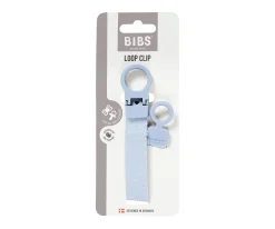 Chupeteros^BIBS Chupetero Loop Cip Dusty Blue