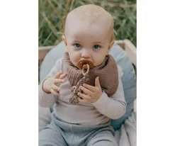 Chupeteros^BIBS Chupetero Trenzado Dark Oak/vanilla