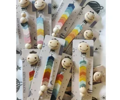 Chupeteros^The Cotton Cloud Chupetero Silicona Chevron Rust