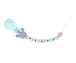 Chupeteros^Tutete Chupetero Silicona Personalizado Prince Blue
