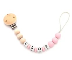 Chupeteros^Mami Me Mima Chupetero Silicona Personalizado Eco Pink