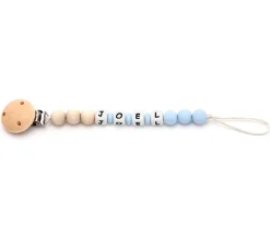 Chupeteros^Mami Me Mima Chupetero Silicona Personalizado Eco Azul