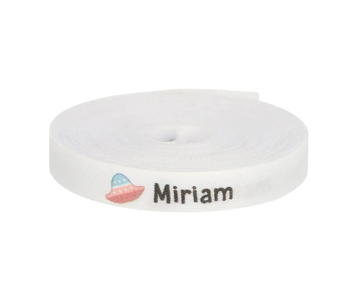 New Cinta Marca Prendas Personalizada Nave espacial Cintas Marca Prendas|Colecciones Vuelta Al Cole