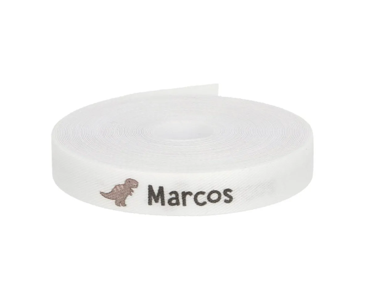 Colecciones Vuelta Al Cole^Tutete Cinta Marca Prendas Personalizada T-Rex