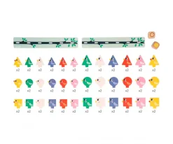 Juguetes Niños 3 Años^Janod Clasificación de Formas,Tamaños y Colores Pájaros