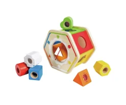 Juguetes Para Niños De 18 Meses^Hape Clasificador de Formas Wooden Wonder