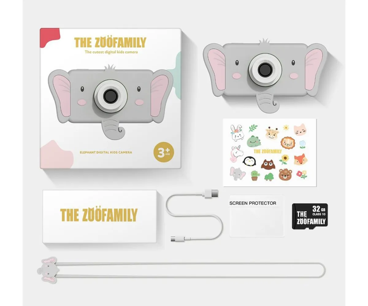 Hot Cámara Digital Zoo Friends Elefante Niños Juguetes Niños 4 Años|Juguetes Niños 3 Años