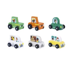 Best Coche de Madera Campiña Cross Roads Verde Niños Coches Para Niños|Juguetes Para Niños De 18 Meses