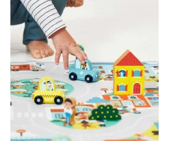 Sale Coche de Policía de Madera Ciudad Cross Roads Niños Juguetes Para Niños De 18 Meses|Juguetes Para Niños De Un Año