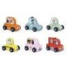 Juguetes Para Niños De 18 Meses^Janod Coche Taxi de Madera Ciudad Cross Roads