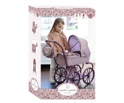 Discount Cochecito Cuco Ruedas Grandes Cherry Flores para Muñecas Niños Juguetes Niños 5 Años|Juguetes Niños 6 Años