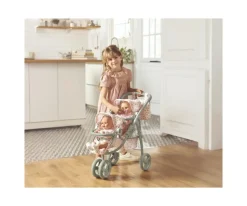 Outlet Cochecito Gemelar para Muñecas Amanda Niños Juguetes Niños 3 Años|Carritos Muñecas