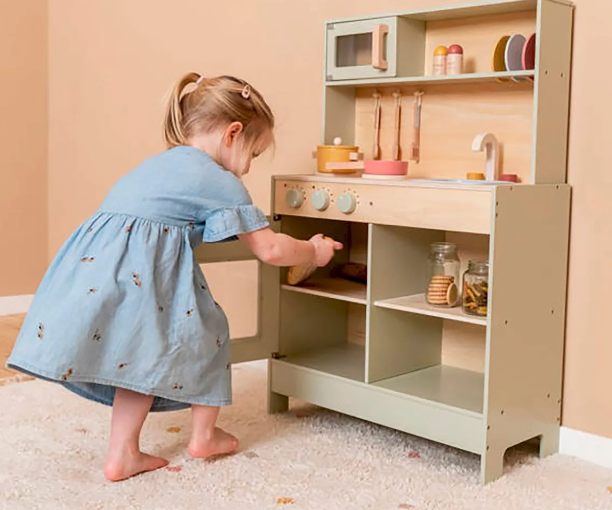 Cocinitas De Juguete^Little Dutch Cocina de Madera Menta
