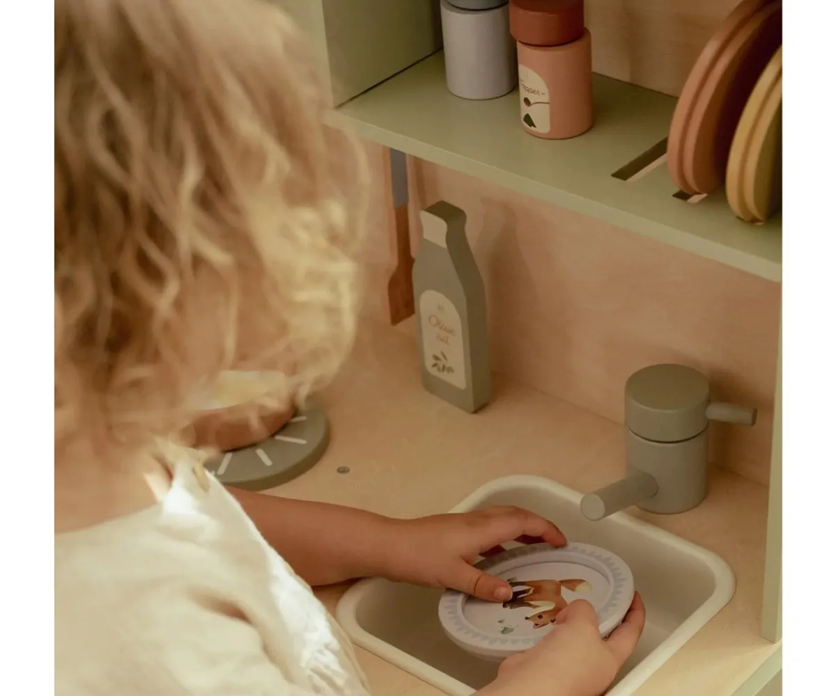 Cocinitas De Juguete^Little Dutch Cocina de Madera Menta FSC