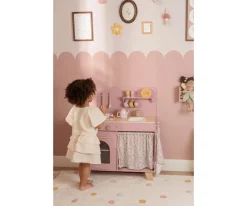 Cocinitas De Juguete^Little Dutch Cocina de Madera Rosa FSC