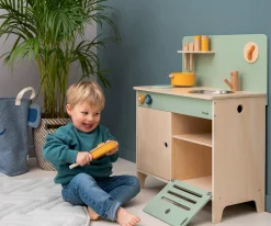 Sale Cocina Madera Verde Pastel Niños Juguetes Más Recomendados|Juguetes Niños 3 Años