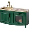 Casa De Muñecas De Madera^Maileg Cocinita Dark Green