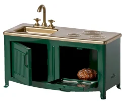 Casa De Muñecas De Madera^Maileg Cocinita Dark Green