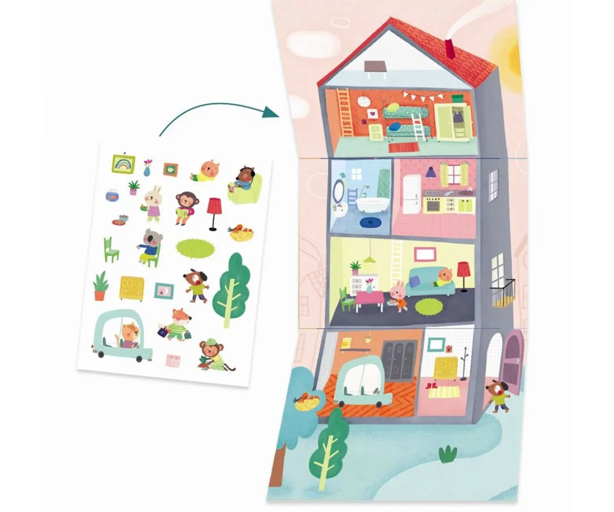 Cofre Multiactividad Los animales y su Casa Niños Juguetes Niños 3 Años|Juguetes Niños 4 Años