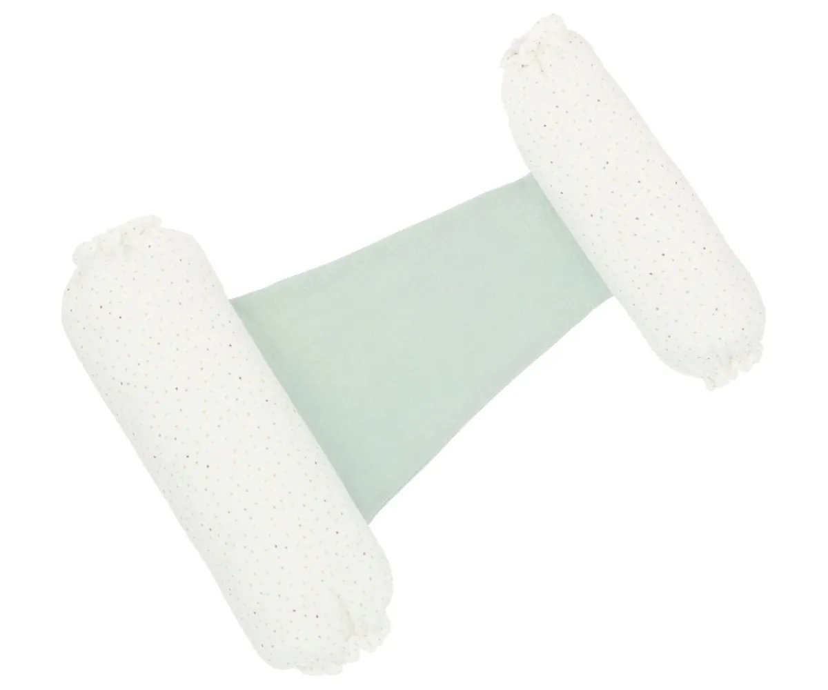 Seguridad Bebé^Cristina de Jos'h Cojín Antivuelco Rainbow Dots Verde