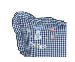 Colecciones Vuelta Al Cole^Tutete Textil Cojín con Volantes Vichy The Martians Personalizado