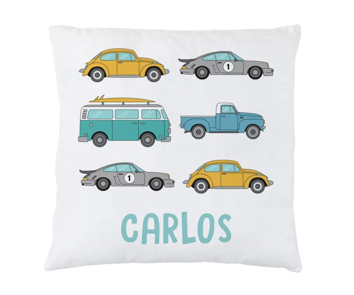 Colecciones Vuelta Al Cole^Tutete Cojín Personalizado Coches