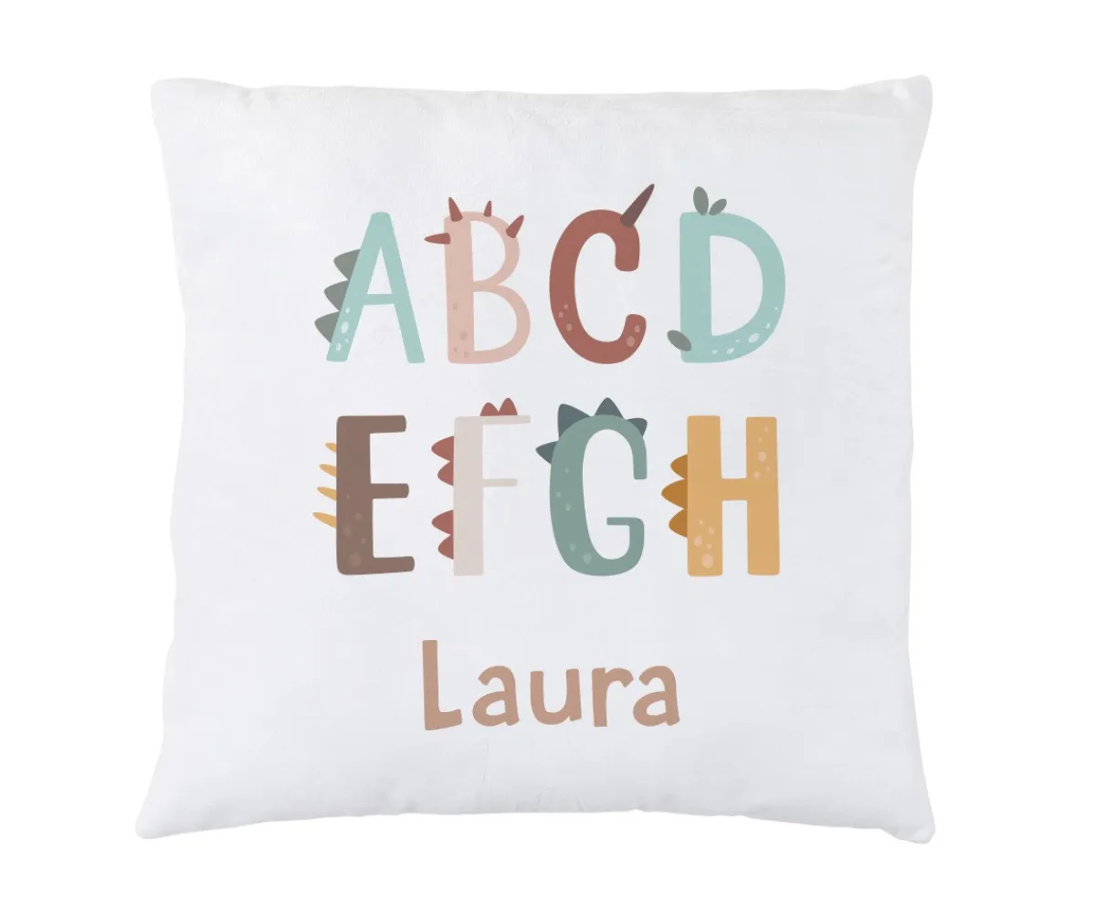 Colecciones Vuelta Al Cole^Tutete Cojín Personalizado Funny Letters