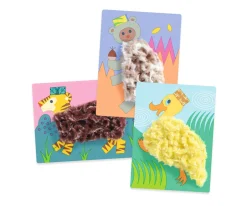 Online Collage Lana y Velcro con Gorro Niños Manualidades Para Niños|Juguetes Niños 5 Años