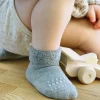 Gateo^GoBabyGo Combo Box Calcetines Suela Antideslizante Algodón Dark Grey Melagne, Sand, Grey Melange, Black