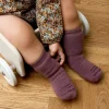 Gateo^GoBabyGo Combo Box Calcetines Suela Antideslizante Algodón Misty Plum, Sand, Soft Pink, Grey Melange