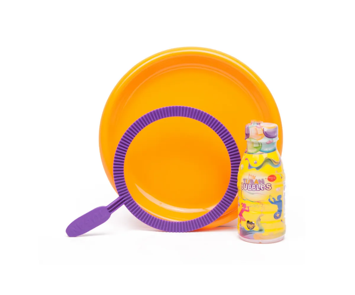 Outlet Conjunto Bubbles Plato + 1 Anilla + 250ml líquido Niños Manualidades Para Niños|Juguetes Niños 5 Años