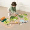 Juguetes Niños 3 Años^Classic world Conjunto de Trenes de Madera Naturaleza