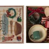 Clearance Conjunto Navideño Acogedor Niños Casa De Muñecas De Madera|Adornos Y Decoración Navidad