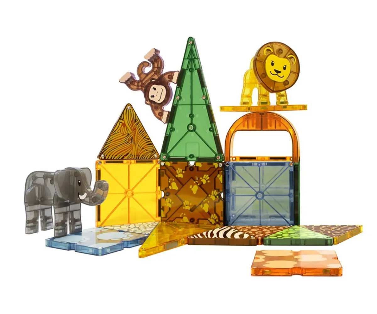 Clearance Construcción Animales del Safari 25pcs Niños Juguetes Niños 4 Años|Juguetes Niños 5 Años