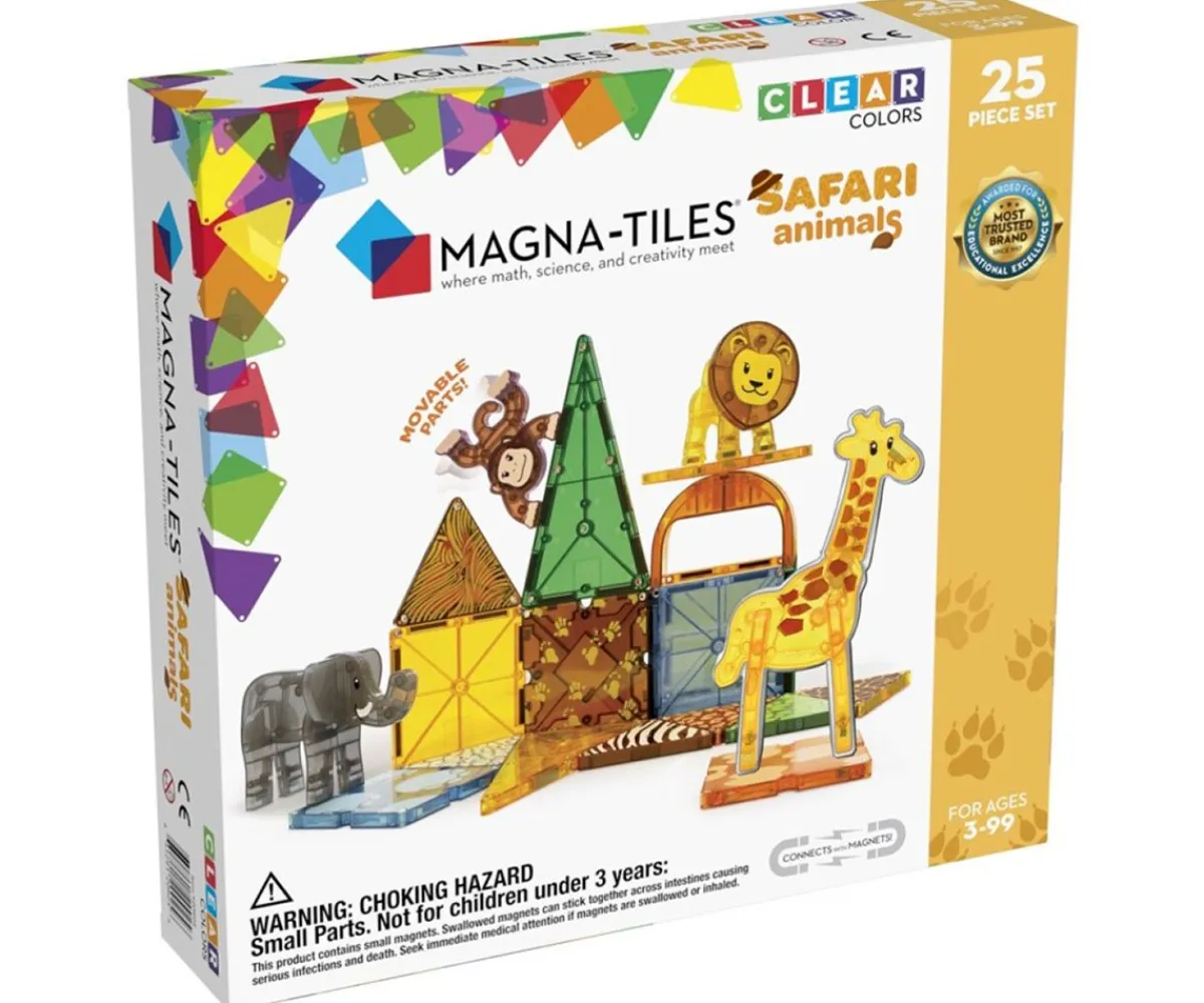 Clearance Construcción Animales del Safari 25pcs Niños Juguetes Niños 4 Años|Juguetes Niños 5 Años