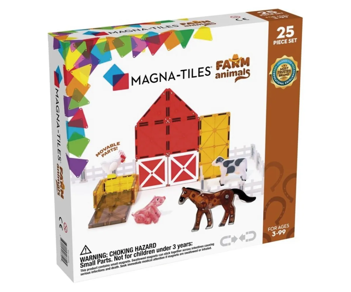 Construcción Farm Animals 25pcs Niños Juguetes Niños 3 Años|Juguetes Más Recomendados