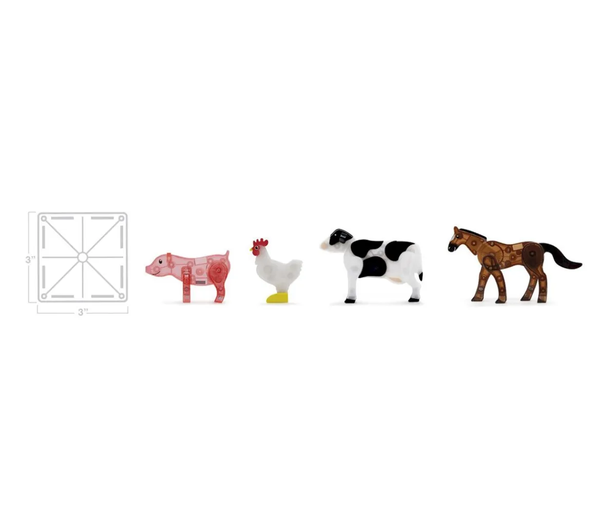 Construcción Farm Animals 25pcs Niños Juguetes Niños 3 Años|Juguetes Más Recomendados