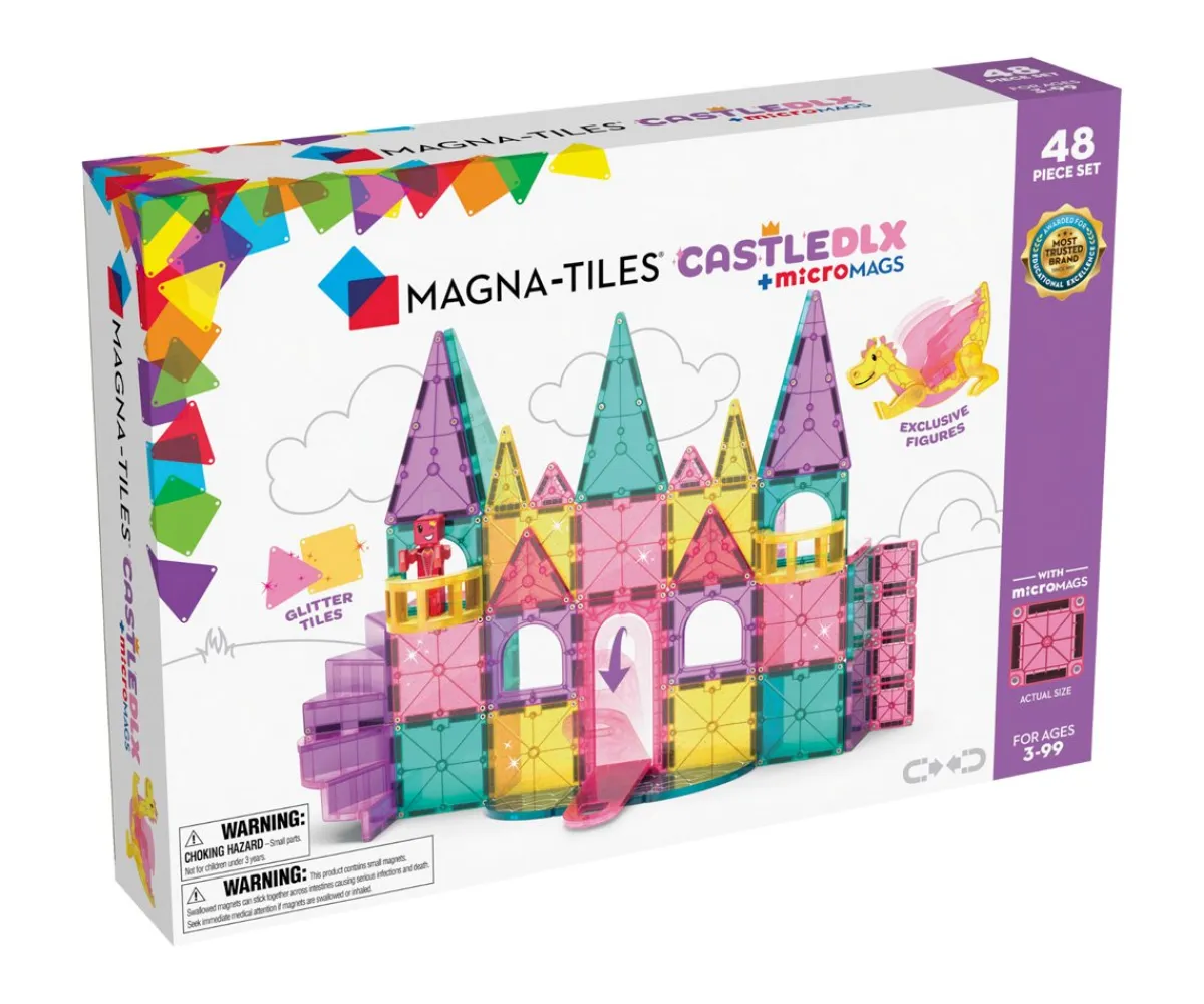 Discount Construcción Castle DLX + microMAGS Niños Juguetes Niños 5 Años|Juguetes Niños 6 Años