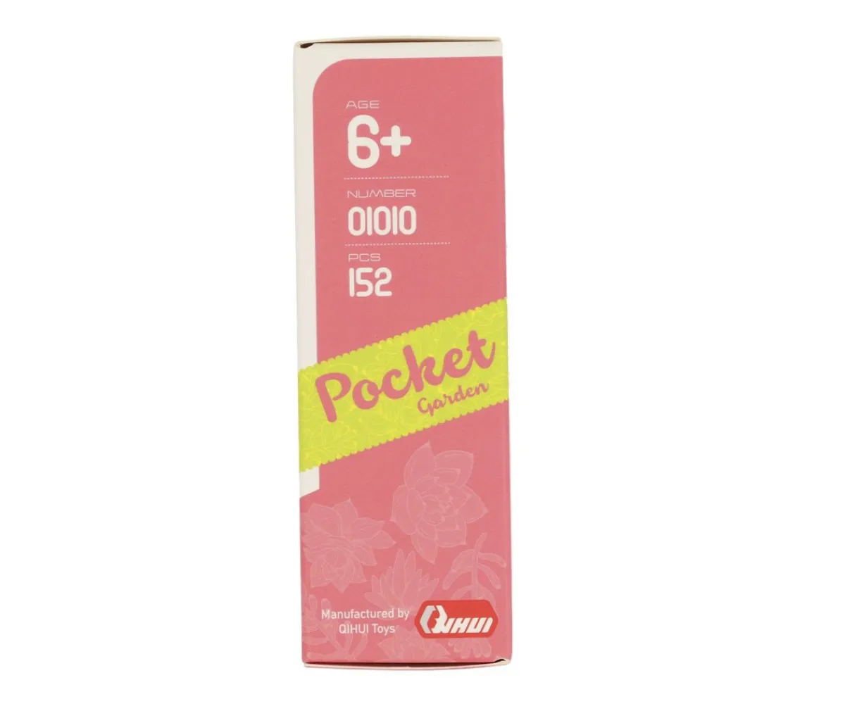 Construcción Mini Planta Suculenta Rose 152 Piezas Niños Manualidades Para Niños|Juguetes Niños + 10 Años