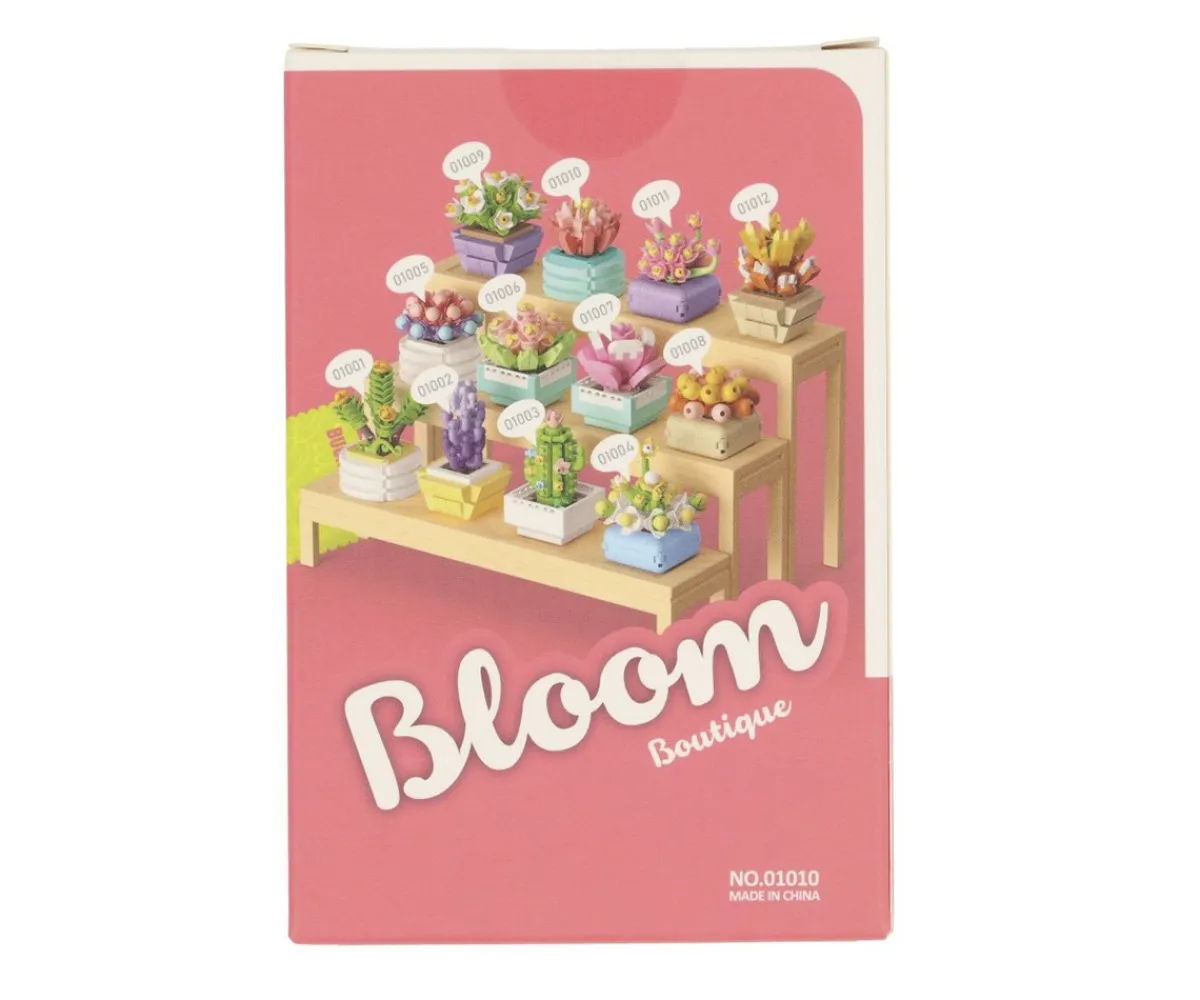 Construcción Mini Planta Suculenta Rose 152 Piezas Niños Manualidades Para Niños|Juguetes Niños + 10 Años