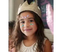 Disfraces Para Niños^Great Pretenders Corona Lentejuelas Gold