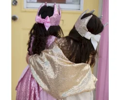 Disfraces Para Niños^Great Pretenders Corona Lentejuelas Gold