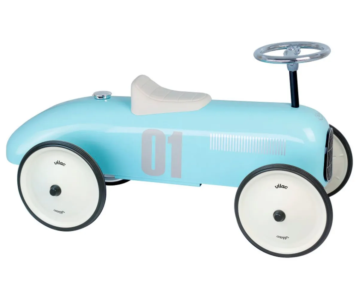 New Correpasillos Coche Vintage Azul Niños Juguetes Para Niños De Un Año|Correpasillos