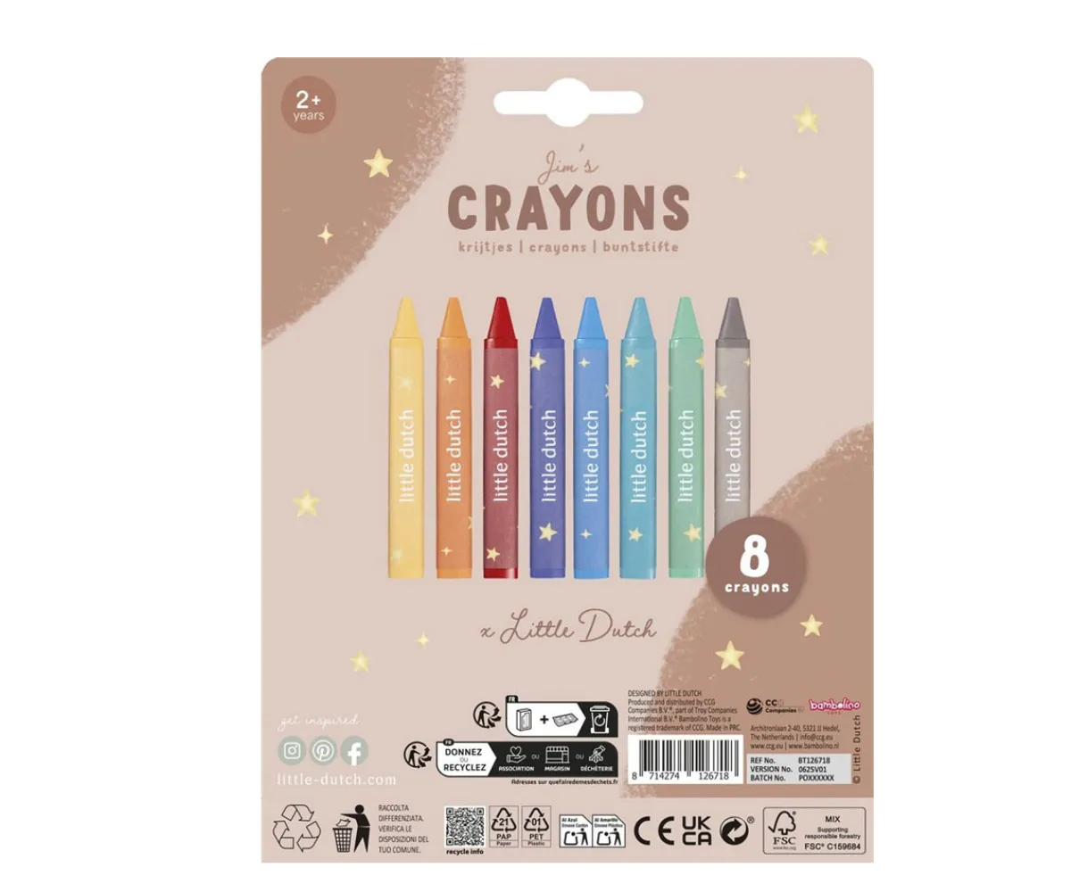 Manualidades Para Niños^Little Dutch Crayones de Cera Jim