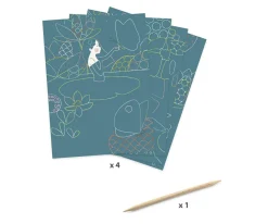 New Cuadros para Rascar El Estanque Niños Juguetes Más Recomendados|Manualidades Para Niños