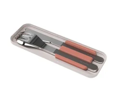 Hot Cubiertos Acero Inoxidable Rose Moka Comer Al Aire Libre|Vajilla Infantil