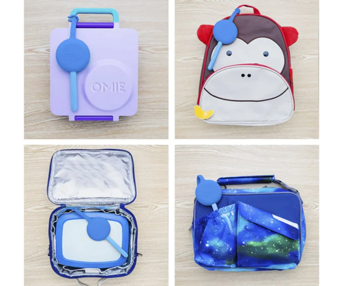 Outlet Cubiertos de Viaje con Funda Capri Blue Vajilla Infantil|Cubiertos Infantiles