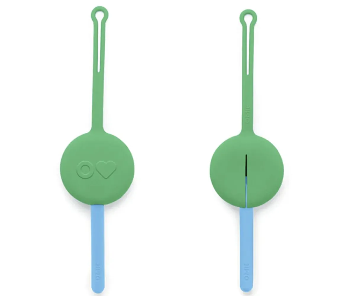 Sale Cubiertos de Viaje con Funda Mint Green Comer Al Aire Libre|Vajilla Infantil