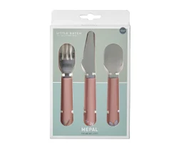 Cubiertos Infantiles^Mepal Cubiertos Infantiles Mio Flores y Mariposas